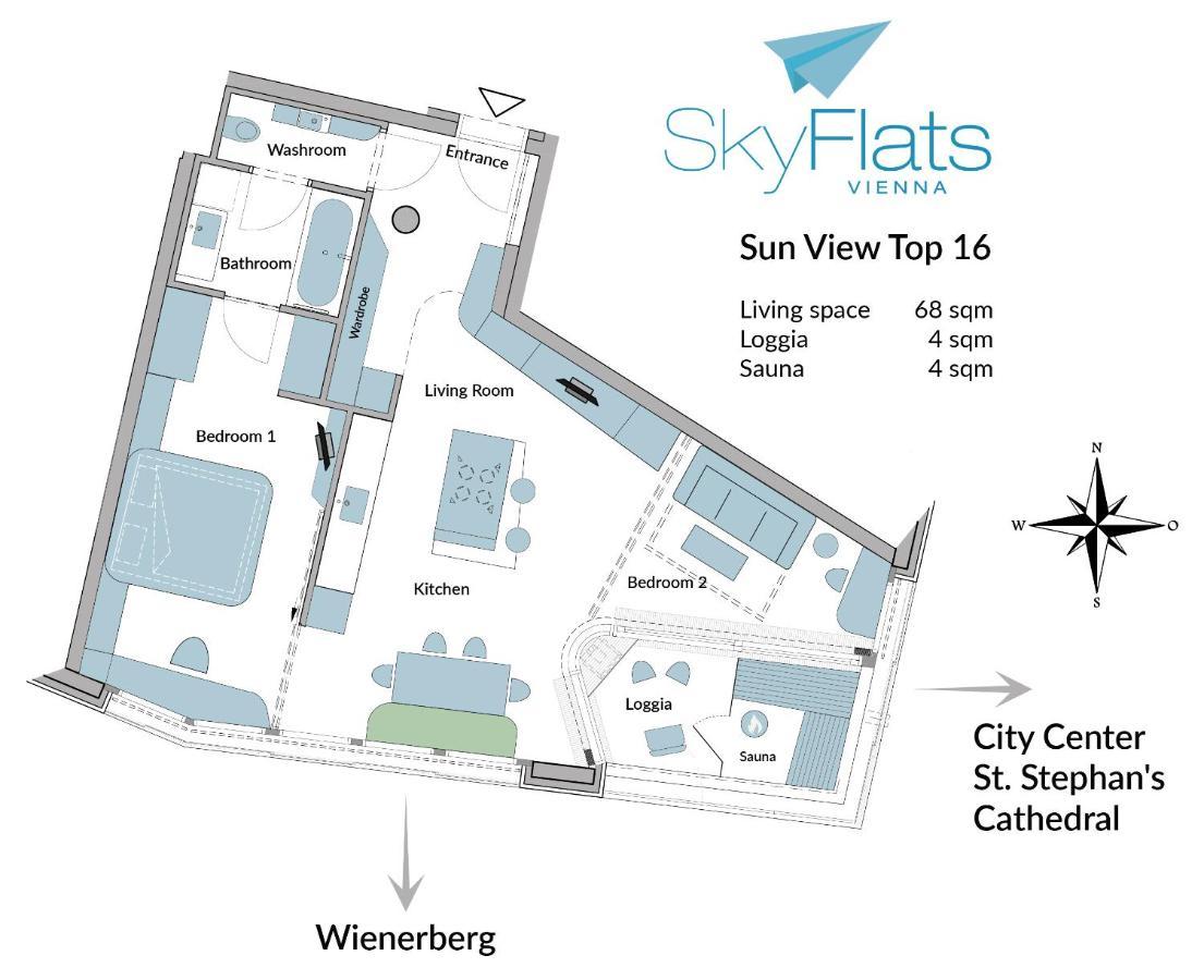 Skyflats Vienna - Rooftop Apartments Екстериор снимка